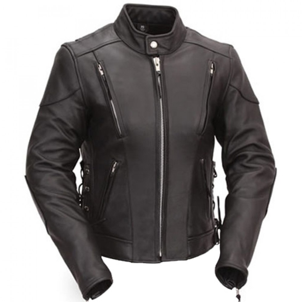 USA Biker Jacket For Women