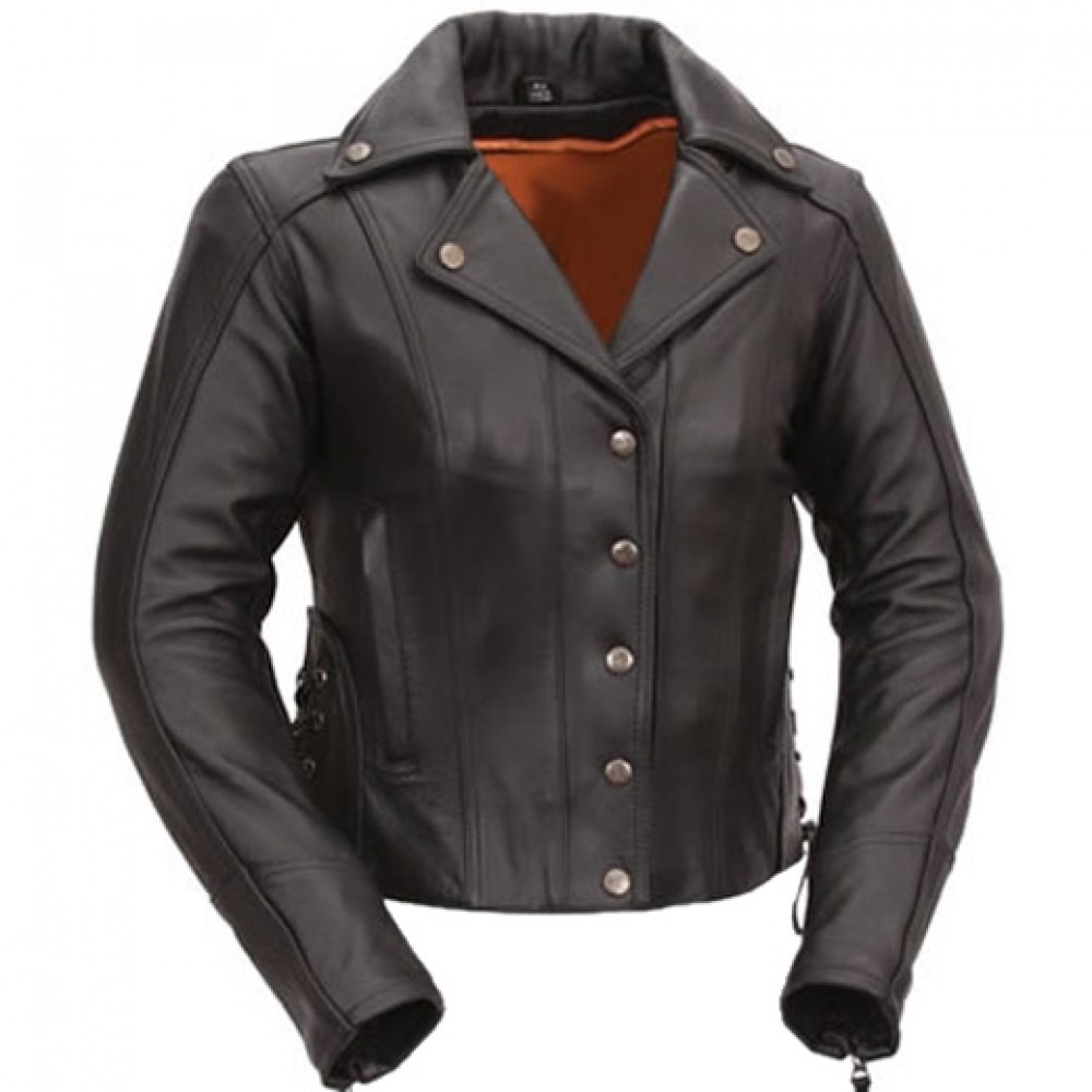 USA Biker Jacket For Women